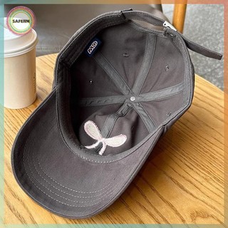 SAFENH Ngọt Nơ Bóng Chày Cotton Có Thể Điều Chỉnh Mũ Snapback Xuân Thu Thêu Nữ Ngoài Trời Thường Ngày Mũ Chống Nắng Tấm Che Mũ VN