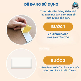 [NEW] Xốp Dán Tường Chống Va Đập Cho Bé, Tấm Xốp Dán Tường 3D Hình Hoạt Hình Ngộ Nghĩnh Trang Trí Phòng Ngủ Dày 3cm