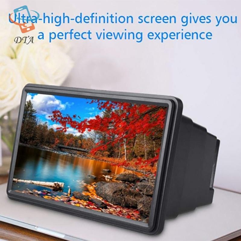 [DTA] Bộ khuếch đại màn hình điện thoại thông minh phóng to Video 3D di động phổ thông8.2 inch VN