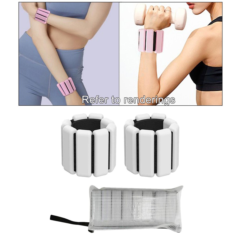 Trọng lượng cổ tay (2 mỗi bộ) Tăng cường Pilates, Đi bộ, Chạy bộ, Tập luyện tại nhà, Barre, Yoga, Khiêu vũ, Tập thể dục