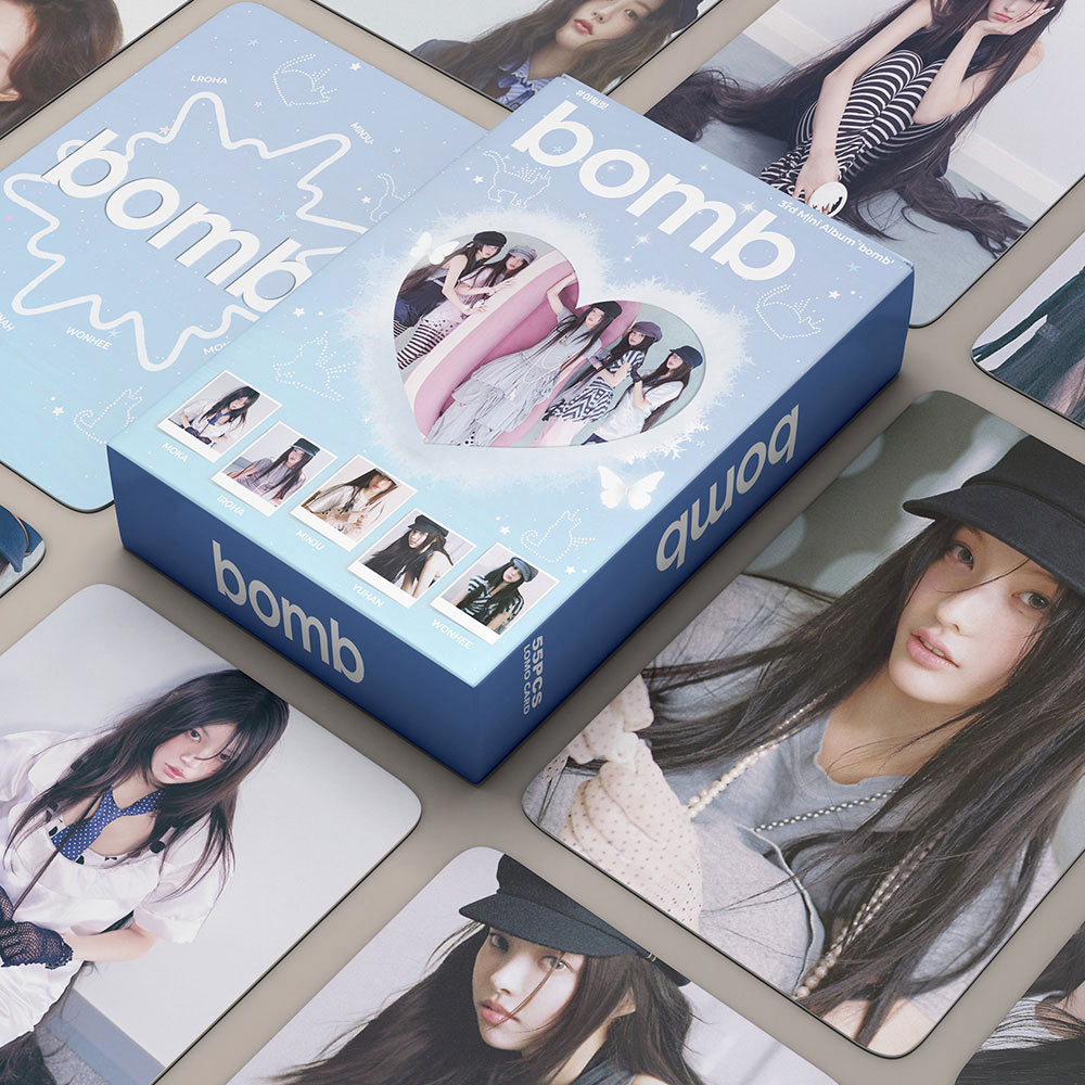 55 Cái / hộp ILLIT BOMB Lomo Cards Do the Dance I 'LL THÍCH BẠN Từ