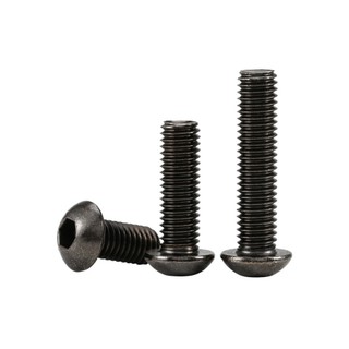 (((LXY) Ốc lục giác thép đen, Bulong lục giác đầu dù thép tôi đen cấp bền 10.9 ,Ốc Vít Đầu Lục Giác Tròn M2 / M2.5 / M3 / M4 / M5 / M6 / M8 (RM-VN-1)