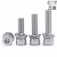 Chất liệu thép không gỉ 304 Đầu cốc Ổ cắm lục giác Ổ cắm lục giác Vít lục giác Ổ cắm lục giác Vít lục giác Máy giặt đàn hồi trục vít lục giác Máy giặt M2.5M3M4M