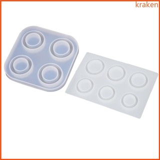 Kra Nhẫn Độc Đáo Trang Sức Đúc Khuôn Pha Lê Epoxy Silicon Khuôn Cho Cặp Đôi Nhẫn Mặt Dây Trang Sức Móc Khóa Quà Tặng