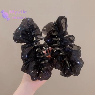 [Mystic] Mùa Hè Lưới Ngọt Ngào Tuyn Ngôi Sao Bong Bóng Vuốt Tóc Kẹp Dành Cho Nữ Chắc Chắn Đuôi Ngựa Kẹp Mũ Đội Đầu Phụ Kiện [Mới]