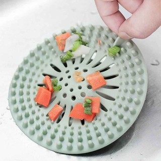 Nắp Đậy Cống Thoát Nước Sàn Nhà Tắm, Bồn Rửa Chén Chống Tắc Nghẽn Tiện Dụng (TRÒN GAI) ALINE