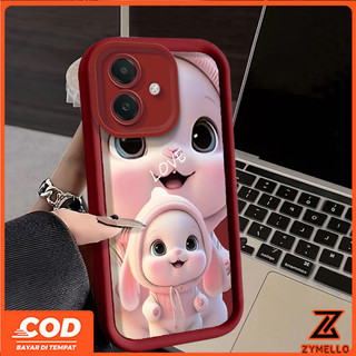 Ốp Lưng Cho OPPO A6X A6 A5X A5 5G A3X A6 PRO A3 PRO A80 A5 PRO A60 A79 A38 A18 A17 A57 2022 4G A78 A58 A7 A5S A12 A95 Vỏ Điện Thoại Di Động TPU Chống Sốc Cho Thỏ