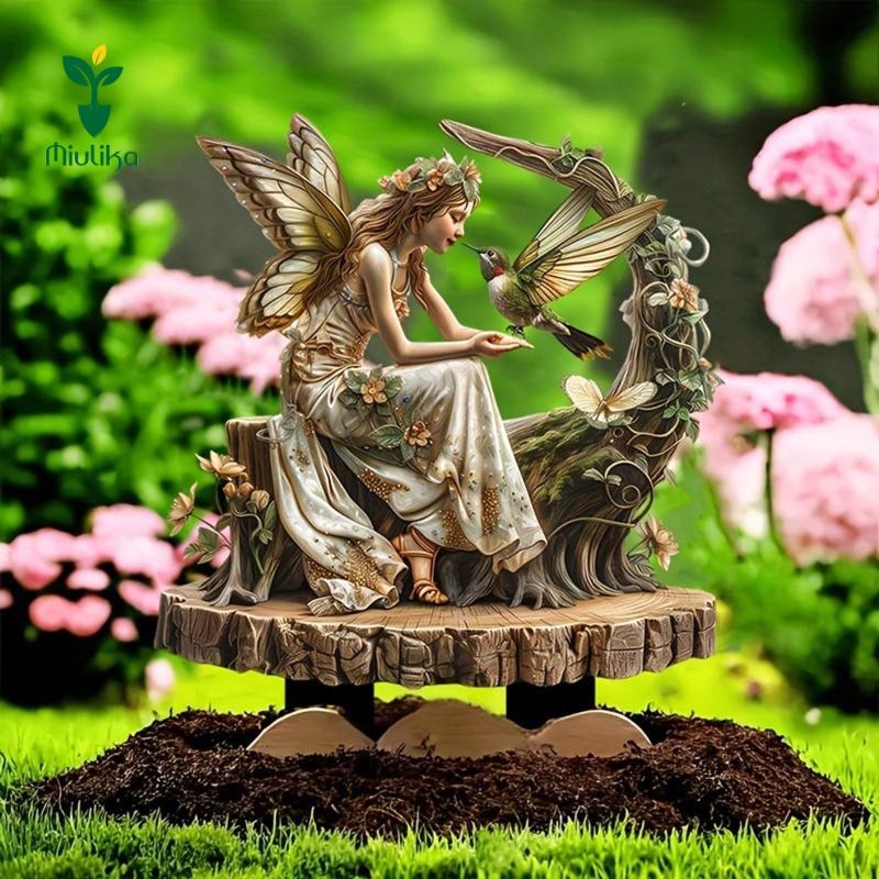 Miulika Cổ Tích Trang trí sân vườn 2D nghệ thuật cho lối đi, sân sau