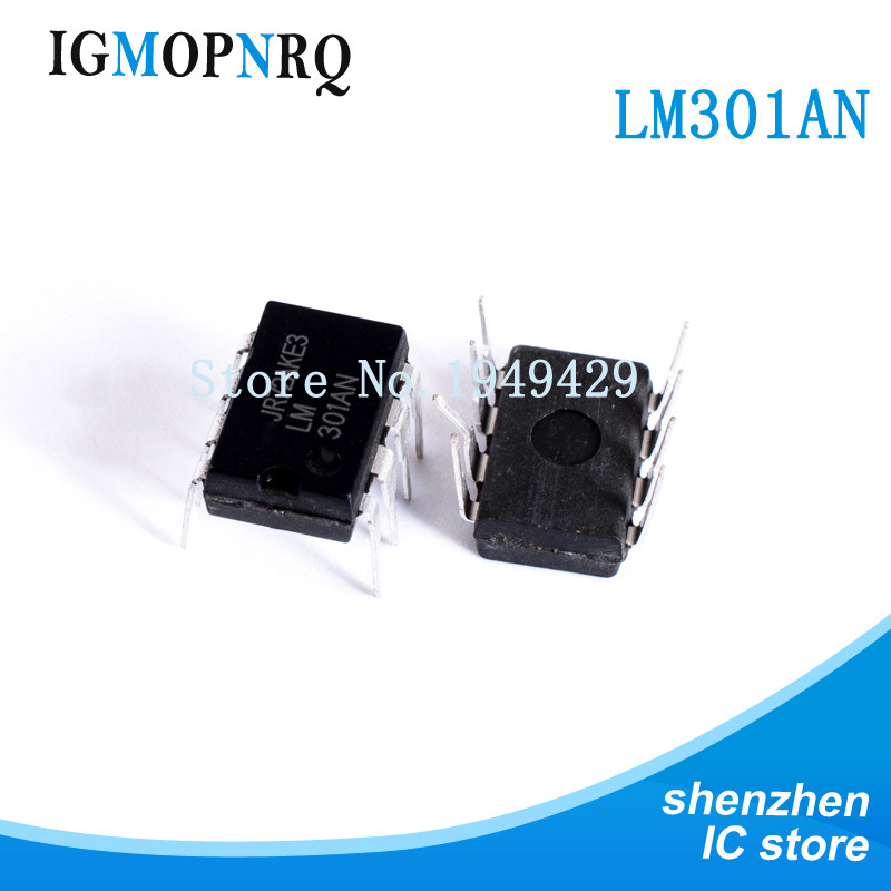 10 CÁI LM301AN DIP8 LM301 LM301A Bộ khuếch đại hoạt động OP Amp OP Amp ...