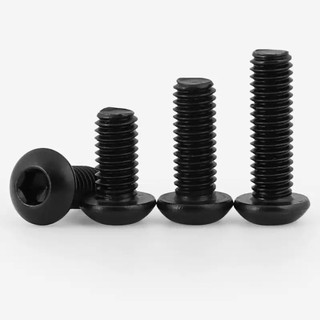 ((LXY) Vit /Ốc Vít  pake đầu tròn inox 304 Đen /Bulong  Đầu Tròn M2 / M2.5 / M3 / M4 / M5 / M6 / M8 * L: 3-60mm (RM-VN-1)