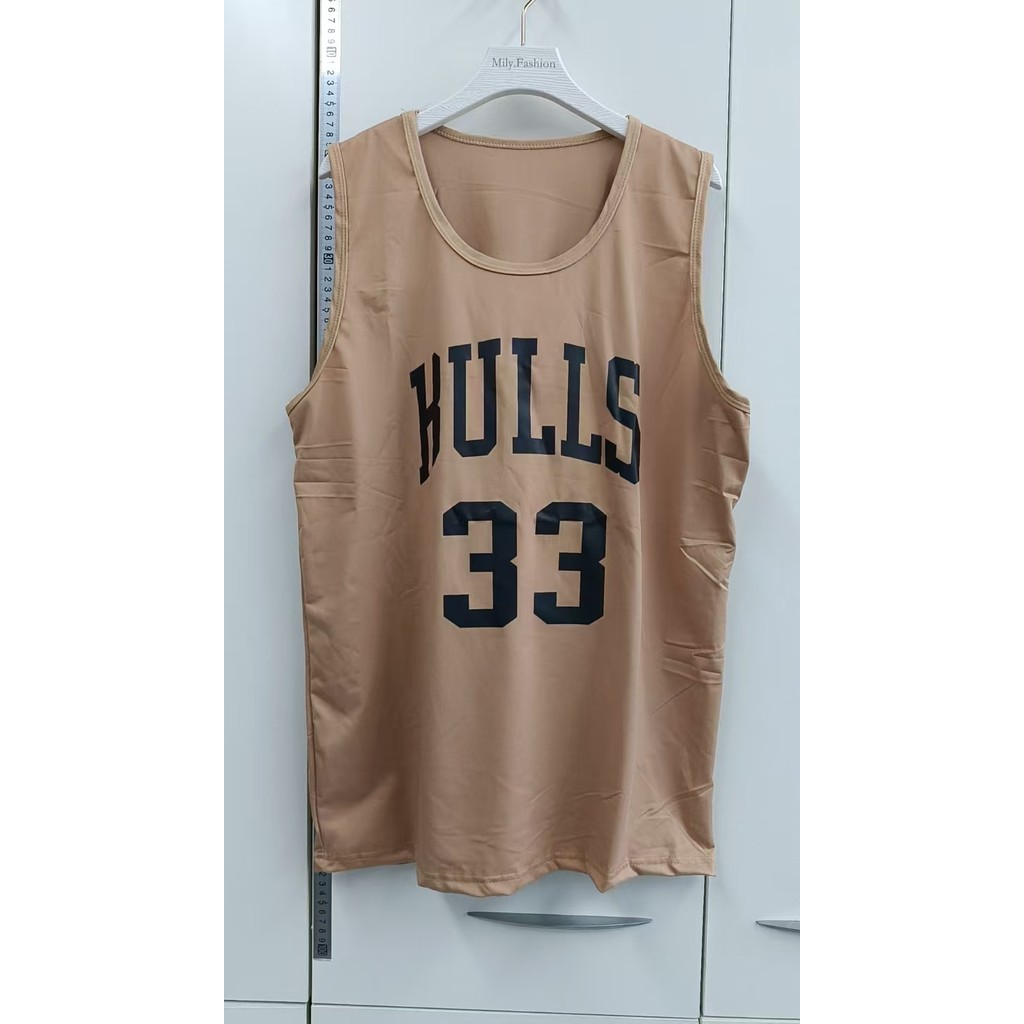 Milyfashion No Pilling Retro Thể Thao Bóng Rổ Ngoài Mặc Áo Vest Không Tay Hợp Thời Trang Đường Phố Rời Mùa Hè Top