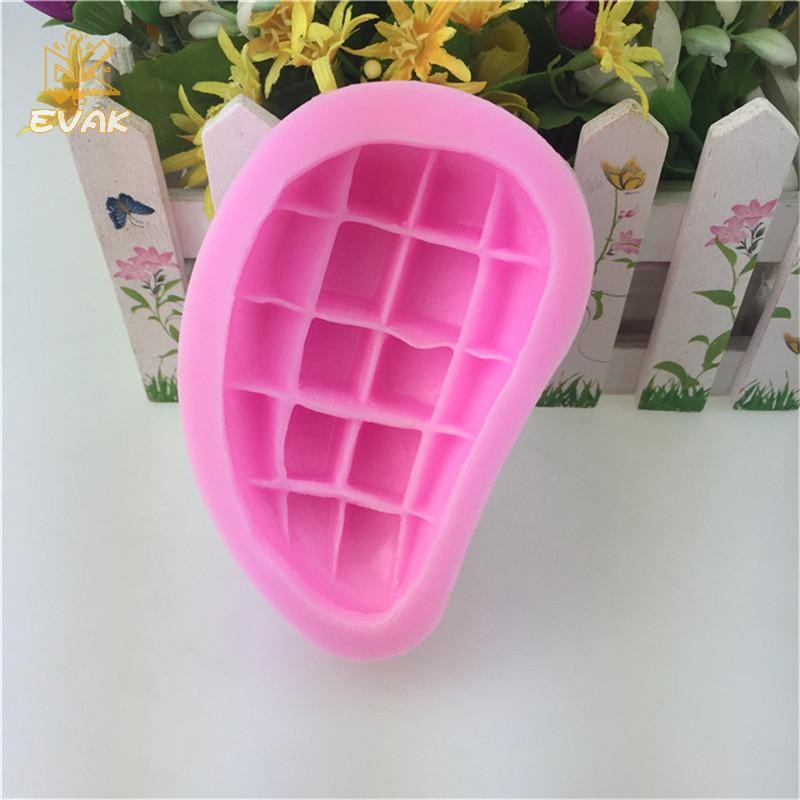Alittlesetrtu 3D Trái Cây Chuối Thông Ngô Xoài sầu Riêng Kem Khuôn Silicon Fondant Bánh Trang Trí Dụng Cụ Làm Bánh Sô Cô La Khuôn Thạch Cao VN