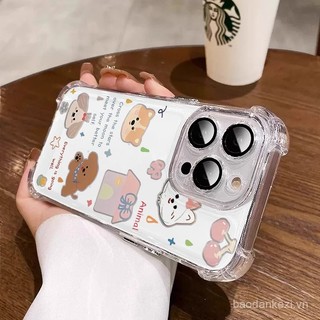 3 In1 Động Vật Dễ Thương Dành Cho Redmi 13X A5 10 10C 12 12C 13C 14C Vỏ Điện Thoại Mềm Chống Rơi Vỏ Bảo Vệ Dễ Thương