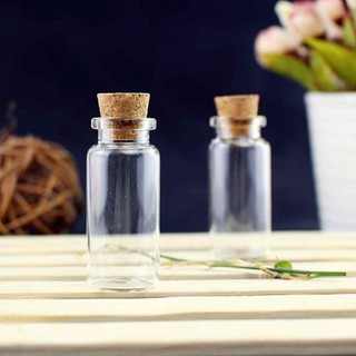 Lọ thủy tinh nhỏ nút bần ĐÁY 2.2/3CM - Chai thủy tinh nhỏ nắp gỗ mini ALINE