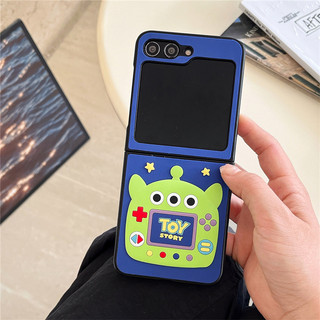 3D Silicone Đầy Sao Dâu Tây Ngoài Hành Tinh Vỏ Hoạt Hình Cho Samsung Z Fold Flip 7 6 5 4 3 Fold6 Z Flip7