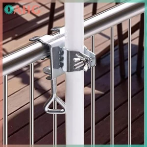 THÊM 1 Chiếc Sân Ô Đứng Kẹp Kim Loại Hạng Nặng Ô Dù Giá Đỡ Ajustable Ngoài Trời Ô Đế Và Gắn Ghế Kẹp BSS