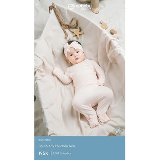 Bubaby BSR110809 Bộ dài tay cài chéo Siro  🔅 K69 T6.0