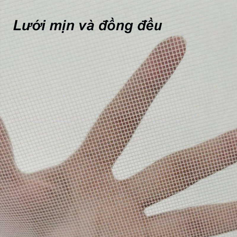 Senior Rèm Chống Muỗi Lưới chống Muỗi Rèm Cửa Sổ Cửa Sổ Tự Dính Có Khóa Kéo lưới mắt dày đặc