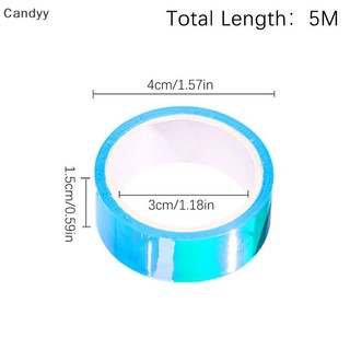 NDY 500cm Holographic RG Prismatic Glitter Tape Hoops - Rhythmic Gymnastics Rings - Trang trí & DIY Scrapbooking