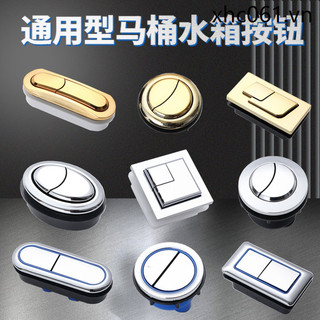 Phụ kiện nút vệ sinh Nhà vệ sinh Bồn cầu đẩy Nút đôi Công tắc xả Loại đa năng Pusher Hình chữ nhật tròn