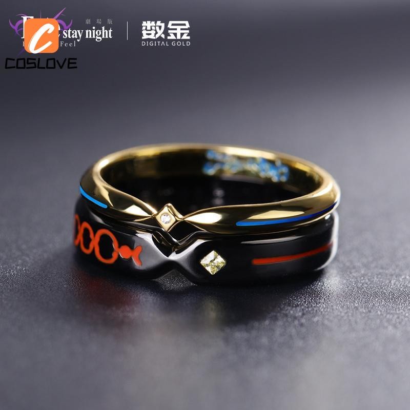 Quạt làm anime Fate Stay Night Saber phong cách, đạo cụ cosplay nhỏ gọn