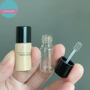 Sund 1 / 2 / 5 Cái Chai Có Thể Đổ Lại Chất Lỏng Nền 4ml Subpackage Du Lịch Chai Trống Đào Thìa Dụng Cụ Mỹ Phẩm VN