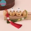 Sund 1ml Con Lăn Tre Trống Chai Chăm Sóc Da Hộp Đựng Phong Cách Cổ Đại Cuộn Trên Chai Nước Hoa Nhỏ Có Mặt Dây Chuyền VN