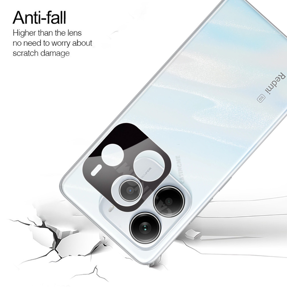 Ống kính máy ảnh 3D cho Redmi Note 14 5G 2025, Note 14 4G/5G, Note 14 Pro Plus, bảo vệ máy ảnh, cường lực Full Cover, phim bảo vệ camera