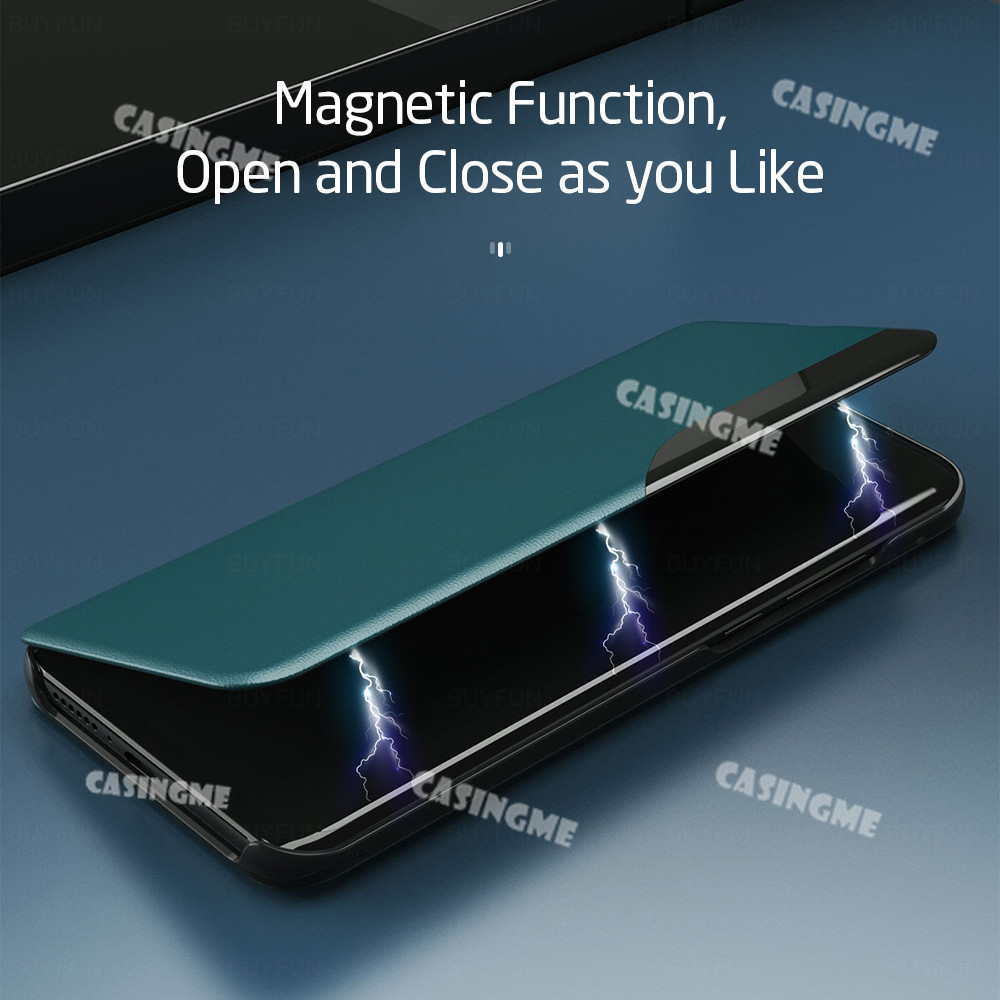Ốp điện thoại Redmi Note 14 Pro + 5G Flip Smart Touch View cho Redmi Note14pro + Note14 14Note 14Pro + 14Pro Note 14 Pro + Plus 4G 5G 2025 Ốp lưng