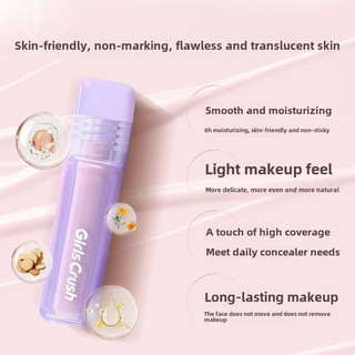 Girls CRUSH Concealer Velvet Brightening Covers Dark Circles GIRLS CRUSH ❈ ❈ ❈ Vỏ làm sáng quầng thâm Trough Kết hợp Dry Oily Skin Face Concealer