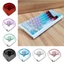 Btsg Crystal Keycaps 1U Backlits Keycaps với lớp trong suốt MX Tương thích cho bàn phím cơ Full 10 Bộ