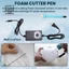 Bút cắt Polystyrene xốp 12V có thể điều chỉnh nhiệt độ Máy cắt xốp điện KT Board Bút cắt