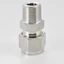 NOTE1 1 Cái Đầu Nối Ống, 1 / 8 "1 / 4" 3 / 8 "1 / 2" Nam Ren Đến 3-16mm OD 304 SS Lắp Nhanh, Thép Không Gỉ Đôi Ferrule Metric ZG Ống Lắp Cho Dầu Khí