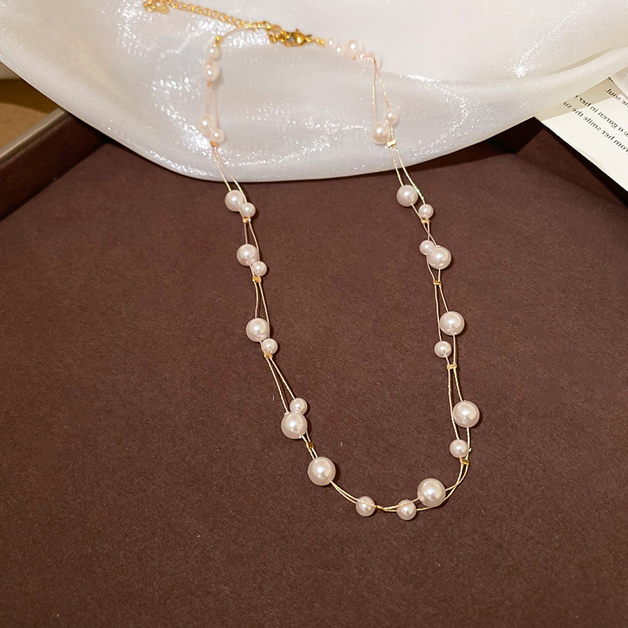 Vòng cổ đính hạt hai lớp - sang trọng và thanh lịch, món quà trang sức hoàn hảo dành cho nữ