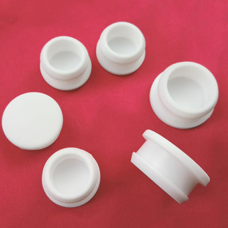 Đen Trắng Silicon Cao Su Lỗ Mũ T Loại Cắm Bao Snap-on Gioăng Trống Cuối Nắp Niêm Phong Nút Chặn 2.5-50.6mm