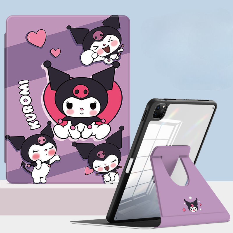 Ốp Lưng Máy Tính Bảng Cho Samsung Galaxy S10 FE + Tab A7 Lite 8.7inch S10ULTRA A9 + S7 + / S8 + / S7FE Tab S6 Lite 2024 S9 FE + Xoay Phim Hoạt Hình Dễ Thương Vỏ Bảo Vệ