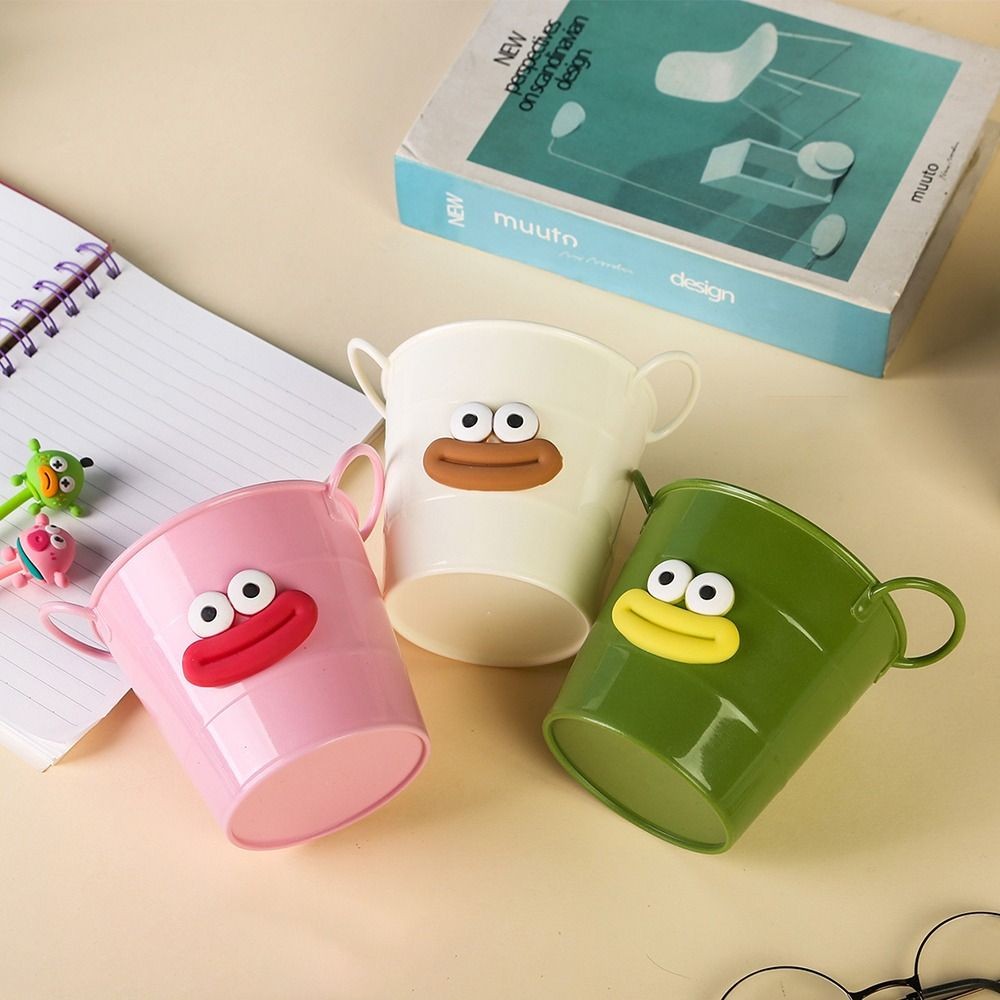 Hộp Đựng Bút Chì KEYRA, Phim Hoạt Hình DIY Bút Chì, Dung Tích Lớn Miệng Lớn Để Bàn Xô Lưu Trữ Học Sinh Văn Phòng Phẩm