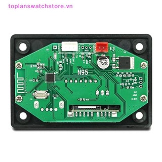 Toplanswatchstore 12V Wireless 5.0 MP3 WMA Decoder Board Âm thanh ô tô USB TF FM Radio Module Màn hình màu Máy nghe nhạc MP3 có điều khiển từ xa VN