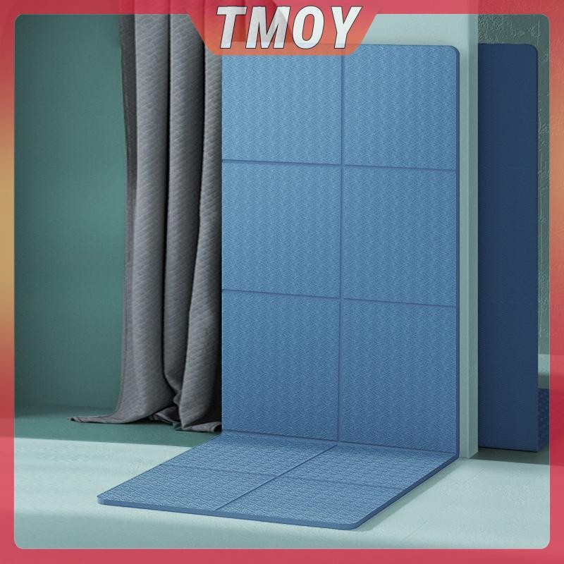 TMOY 1 Thảm tập Yoga có thể gập lại Thân thiện với môi trường Tpe Gấp du lịch Tập thể dục Thể dục hai mặt chống trượt cho Pilates & bài tập trên sàn TMOY