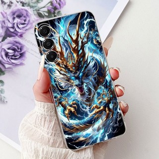 Dành Cho Samsung Galaxy A17 Vỏ Tranh Rồng Mát Mới SamsungA17 A 17 5G Vỏ Điện Thoại TPU Silicon Mềm