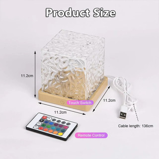 Đèn sân khấu máy chiếu USB 16 màu Đèn LED năng động Nước gợn sóng Đèn ngủ Phòng ngủ Ánh sáng xung quanh mát mẻ cho phòng ngủ Phòng chơi game tại nhà Lễ hội tiệc treo tường Trang trí phòng chơi game