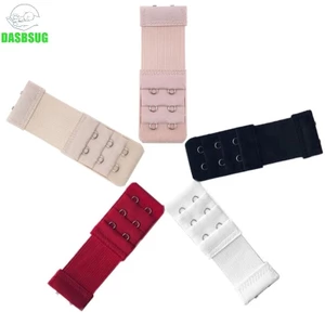 Dasbsug Nữ 2 Móc Áo Ngực Mở Rộng Quần Lót Co Giãn Nối Dài Dây Đeo Kẹp Mở Rộng Khóa
