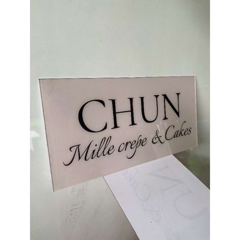 Bảng Số Nhà Mica Giá Rẻ Làm theo yêu cầu- SanGo