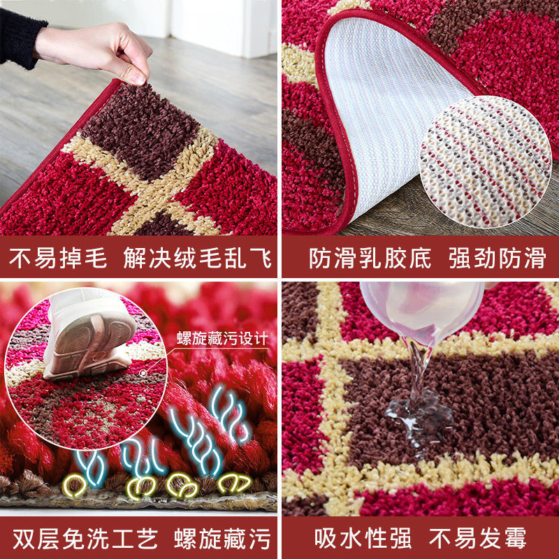 39.50.000 Người Bộ Sưu Tập Thảm Cửa Phòng Tắm Thảm Nhà Bếp Thấm Hút Chống Trơn Trượt Thảm Cửa Chân Phòng Ngủ Hộ Gia Đình Phòng Tắm Lối Vào Thảm Cửa 25.1.14