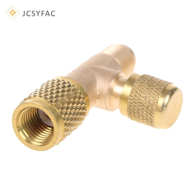 Jcsyfac Van xả làm lạnh Van loại trừ không khí nhanh Van phát hành Đồng hồ đo áp suất Mới