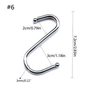 Cc Flat S Móc Thép Không Gỉ Bề Mặt Mịn Chịu Lực Mạnh Móc Kim Loại