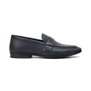 Giày lười nam da bê thượng hạng không nhăn FTTLeather,giày tây nam êm chân da mềm không gãy mũi F901