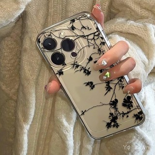 Nature Branches Vỏ Điện Thoại Trong Suốt Niche Cao Cấp Đơn Giản Thích Hợp Cho iphone 16pro 15promax 14 13pro 12promax 11 16plus 15pro 14plus xs 7plus Vỏ Bảo Vệ Chống Sốc