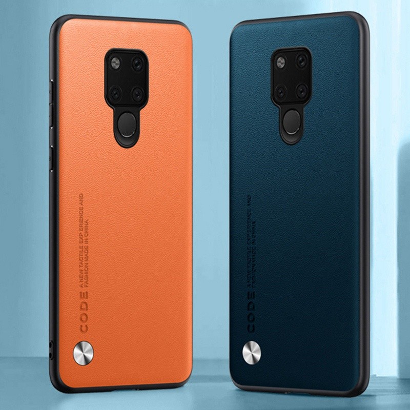 Ốp Da Cho Huawei Mate 20 / 20 X / 20 Pro / 10 / 10 Pro Vỏ PU Mờ Sang Trọng Chống Sốc