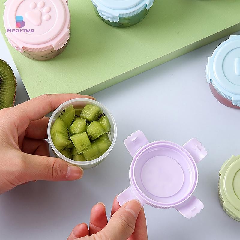 < Beartwo > 1 Cái Hộp Đựng Nước Tương Bằng Nhựa Salad Hộp Đựng Gia Vị Cho Thịt Nướng Ngoài Trời Hộp Cơm Trưa Bento Phụ Kiện Đẹp